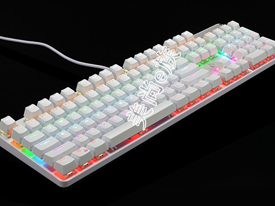 Double color luminous keyboard